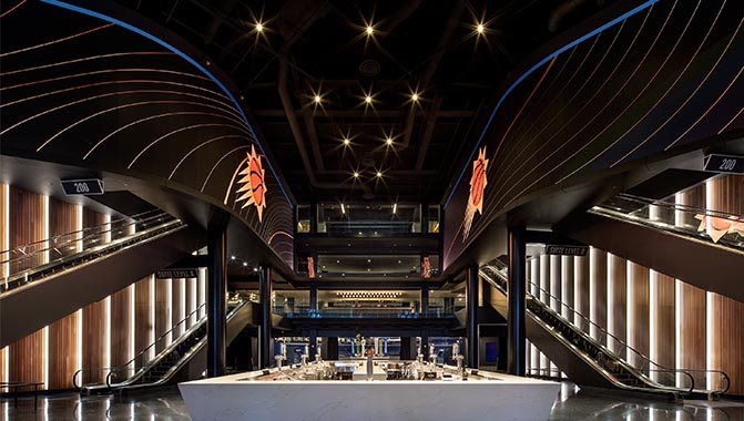 Phoenix Suns Main Entrance LEDs